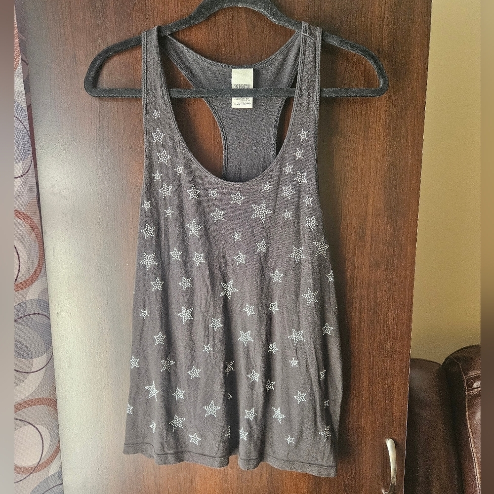 PINK by Victoria's Secret Starry Black Tank Top
